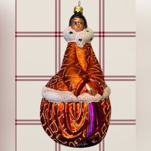 Christopher Radko Quintessa Princess Vintage Large Christmas Holiday Ornament